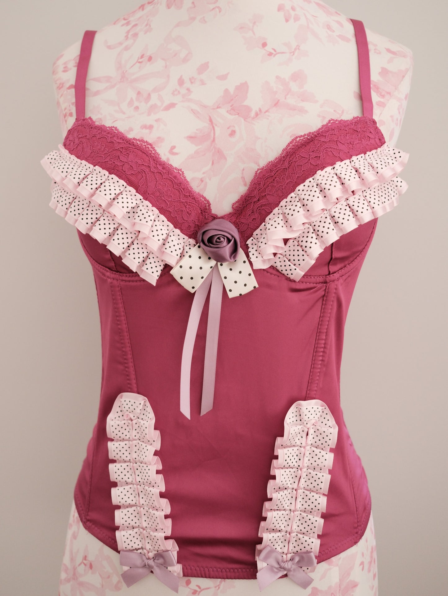 raspberry jellyfish corset