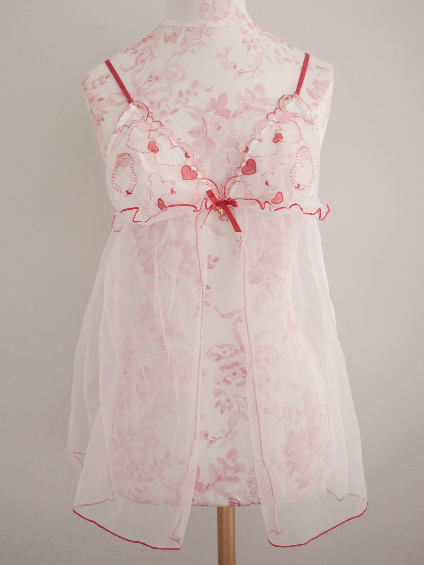 cherry heart fizz camisole