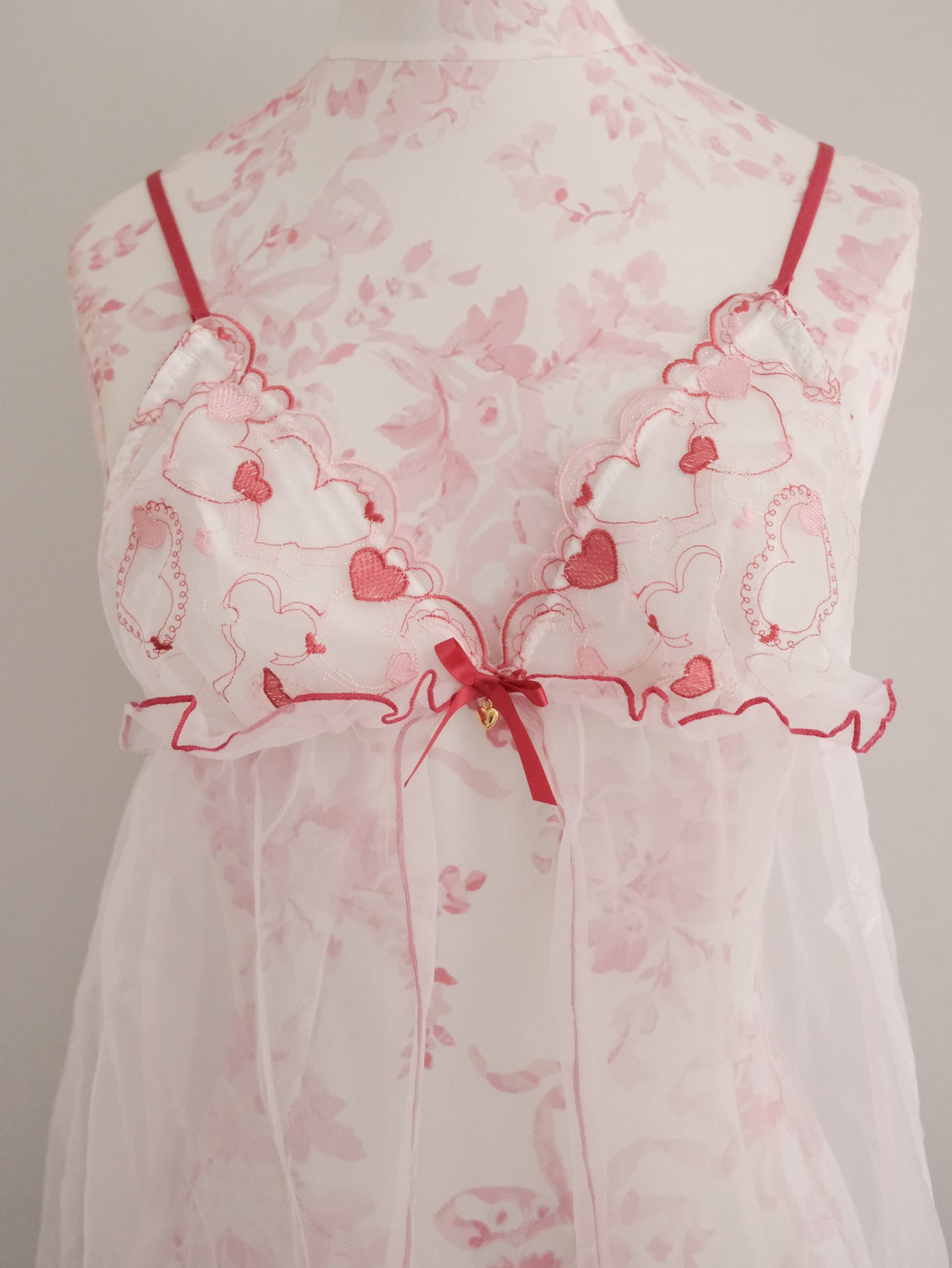 cherry heart fizz camisole