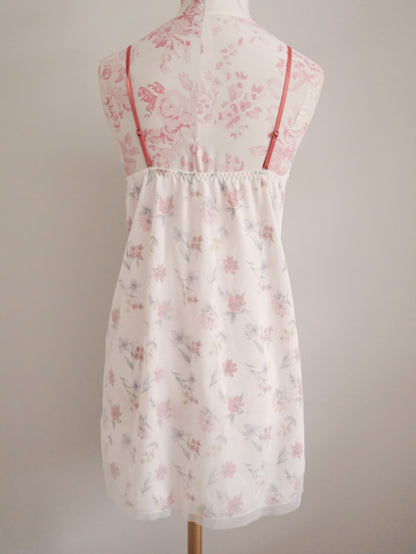 coconut floral sorbet slip