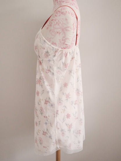 coconut floral sorbet slip