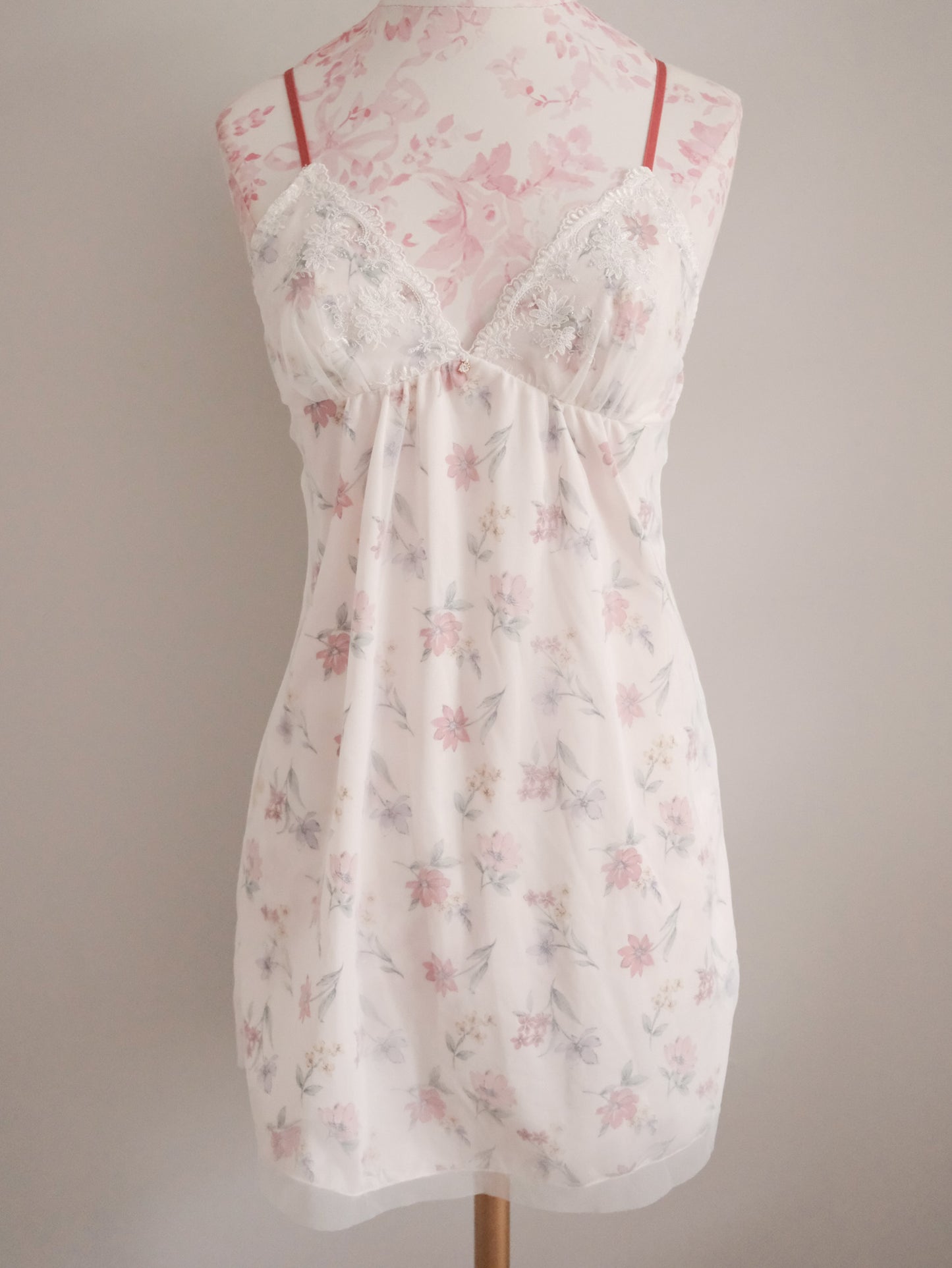 coconut floral sorbet slip