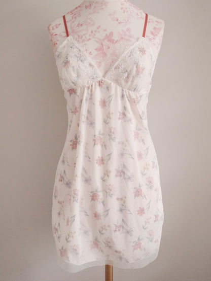 coconut floral sorbet slip