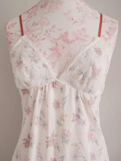 coconut floral sorbet slip