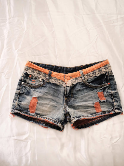 sunset riot bunny shorts