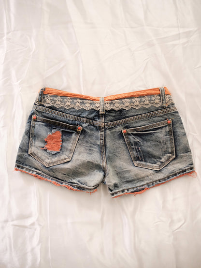 sunset riot bunny shorts