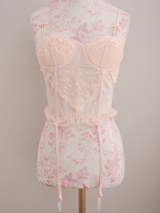 pink swan bustier