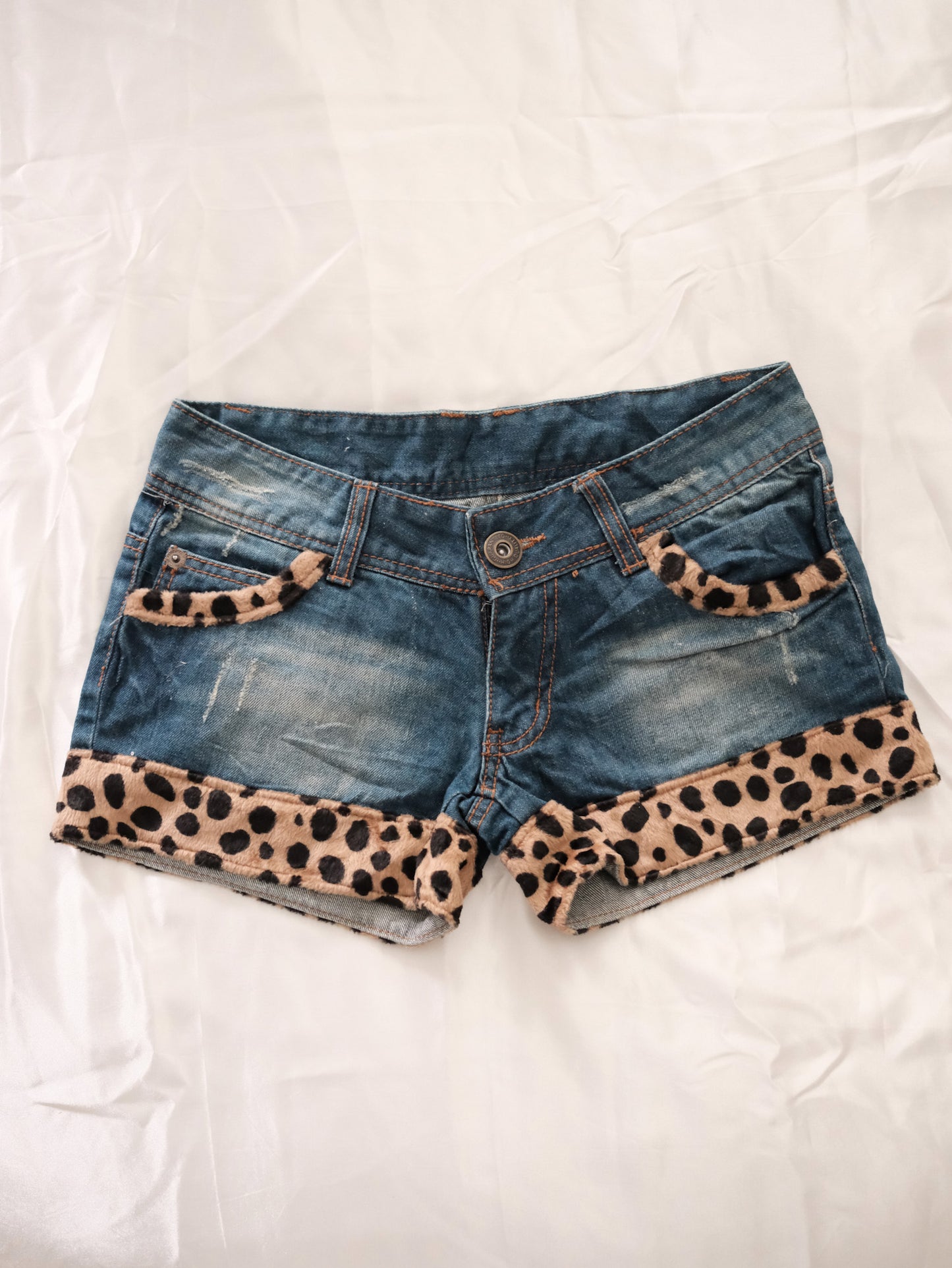 leopard lemonade bunny shorts