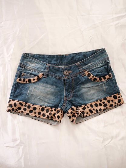 leopard lemonade bunny shorts
