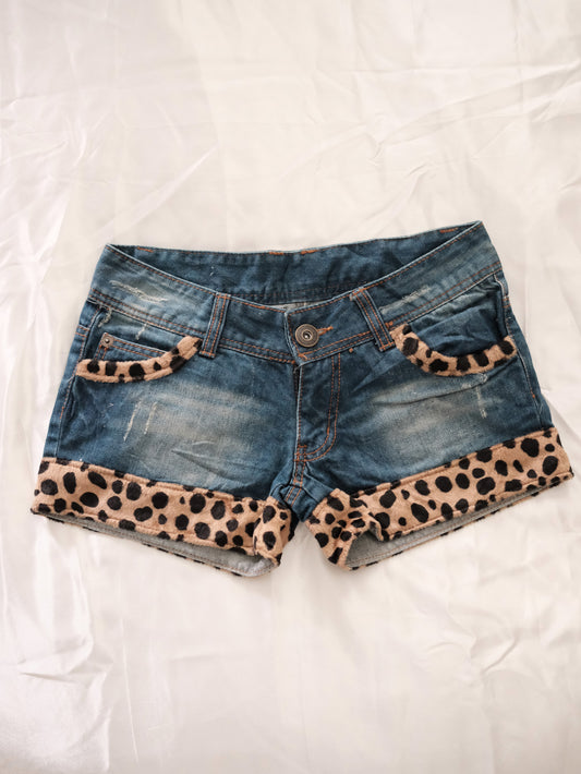 leopard lemonade bunny shorts