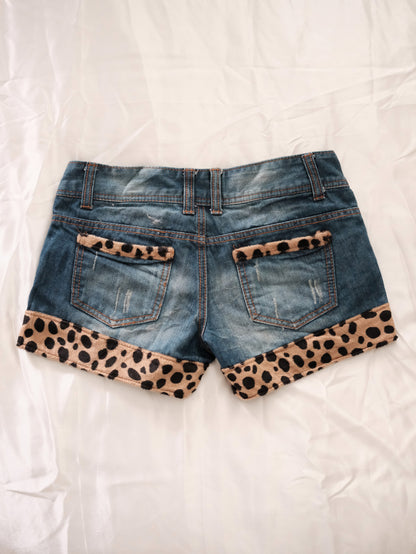 leopard lemonade bunny shorts