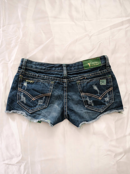 green apple slushie bunny shorts