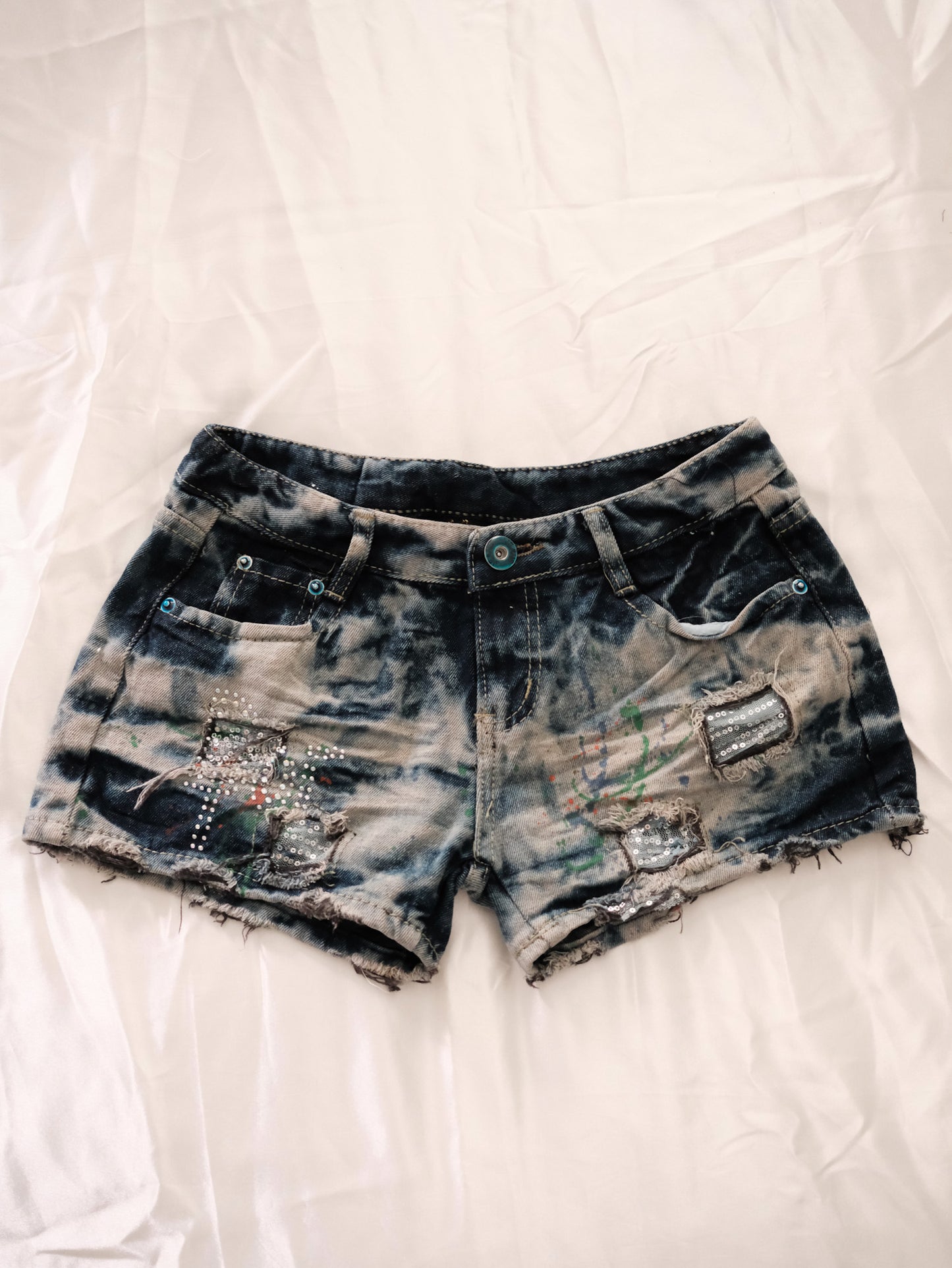 beach bonfire bunny shorts