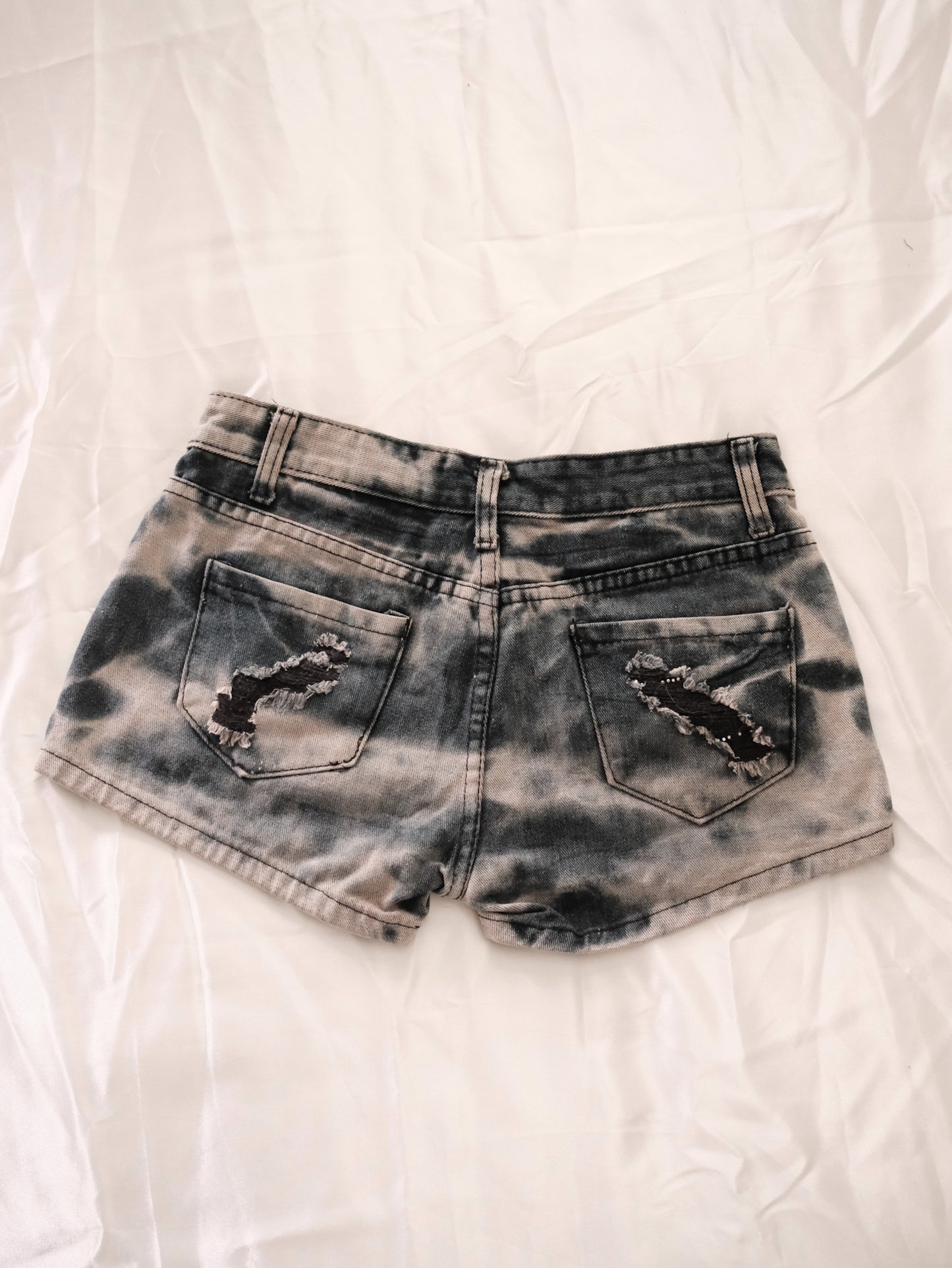 charcoal cherry bunny shorts