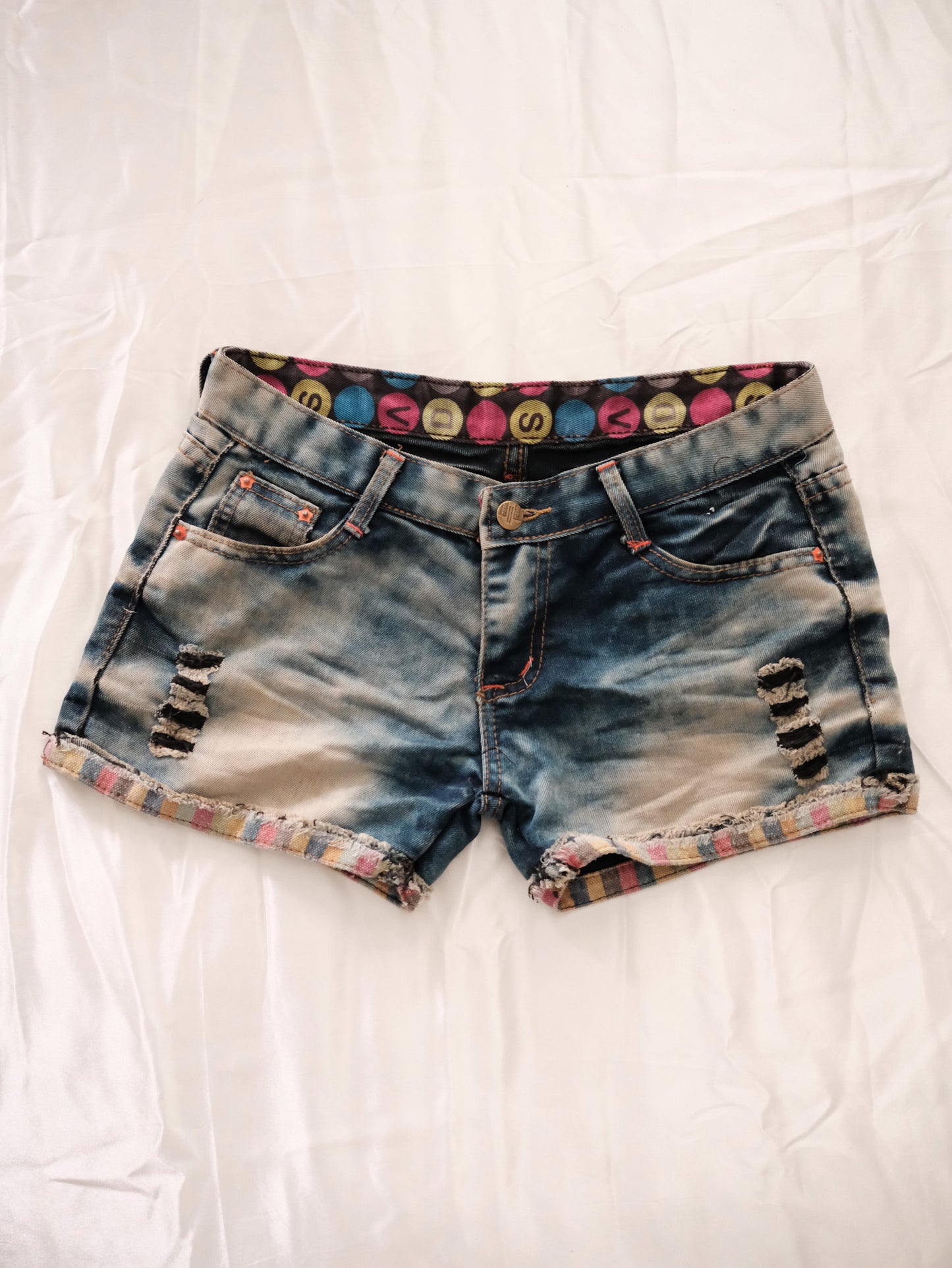 candy button bunny shorts