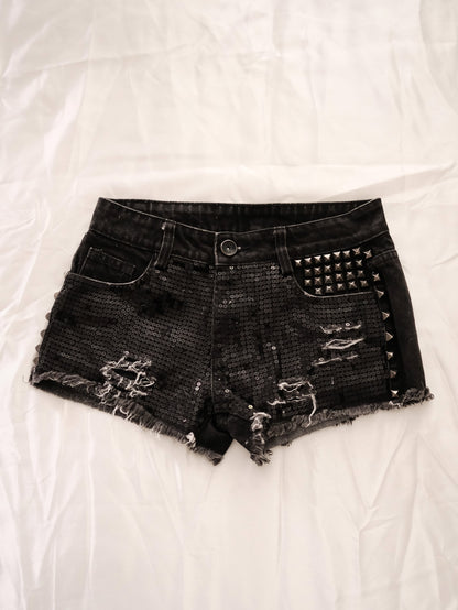 black licorice bunny shorts