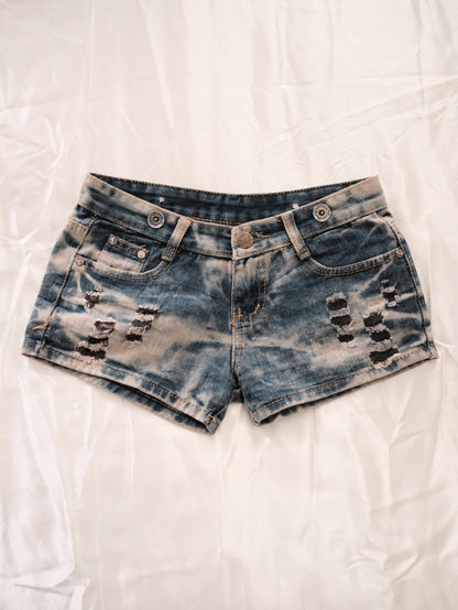 distressed darling bunny shorts