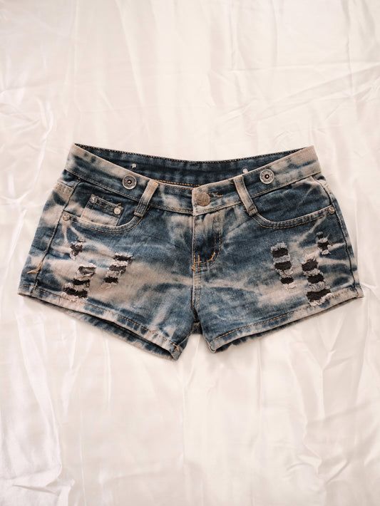 distressed darling bunny shorts