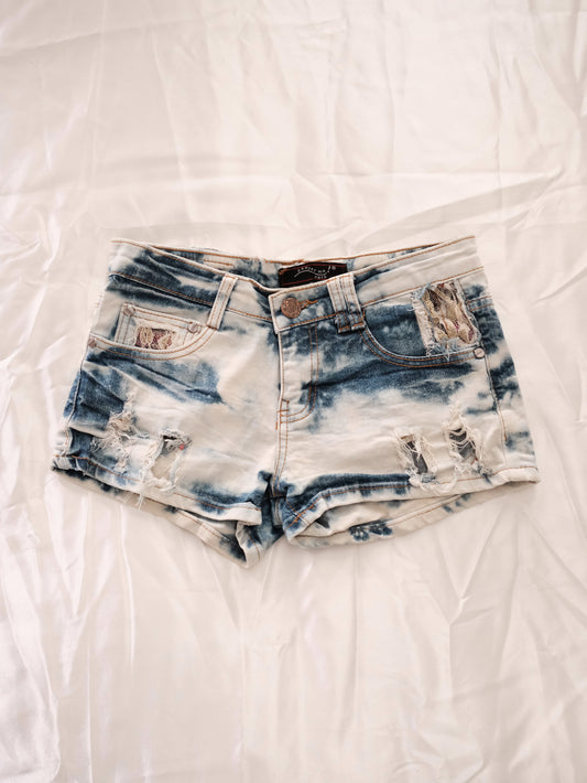 patchwork picnic bunny shorts