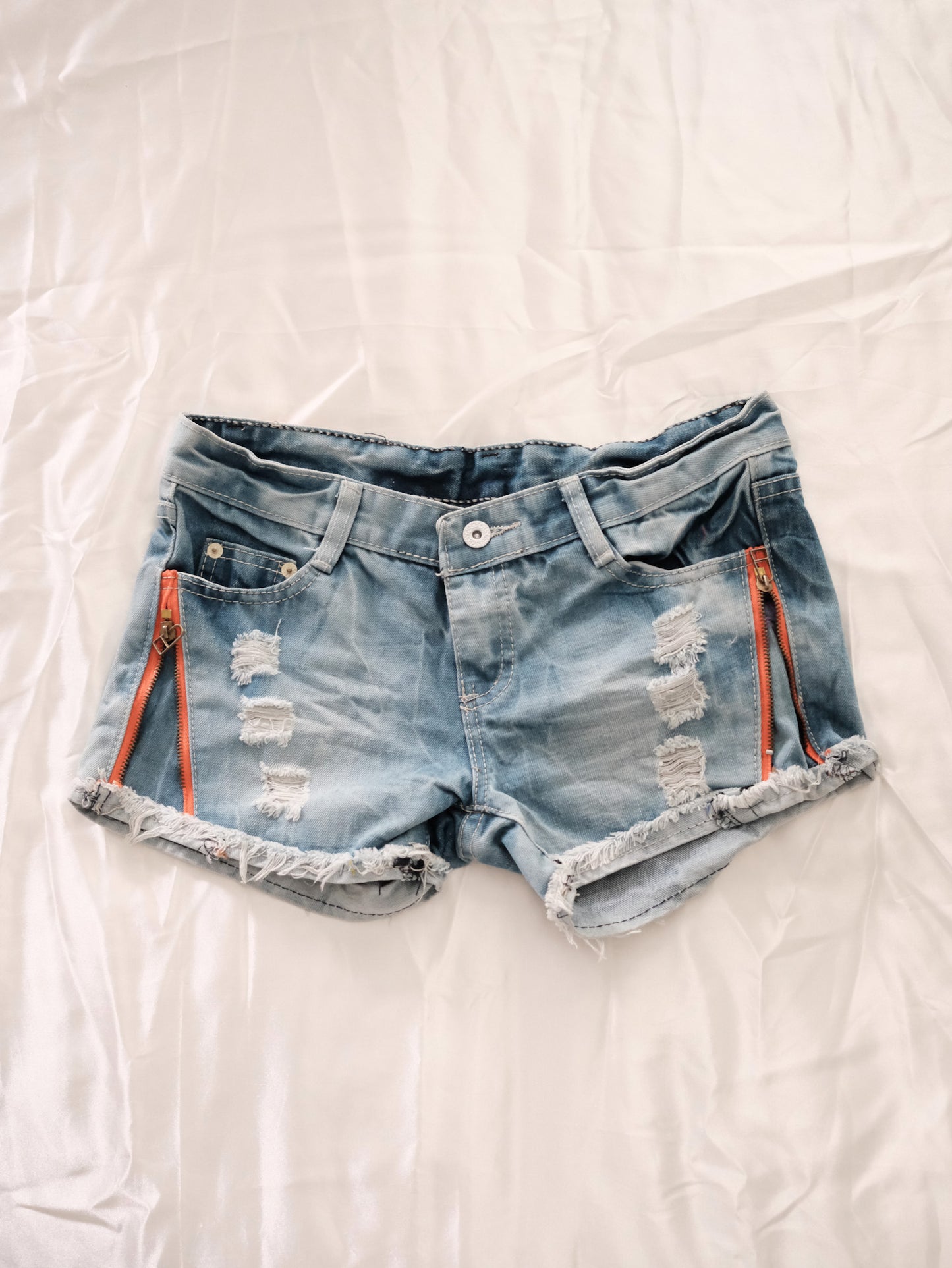 peach ring pop bunny shorts