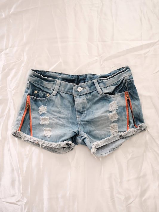 peach ring pop bunny shorts