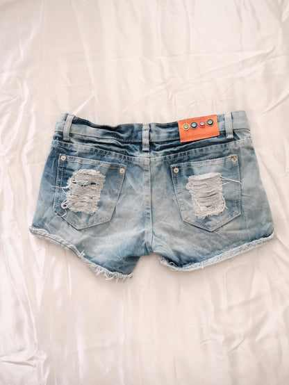 peach ring pop bunny shorts