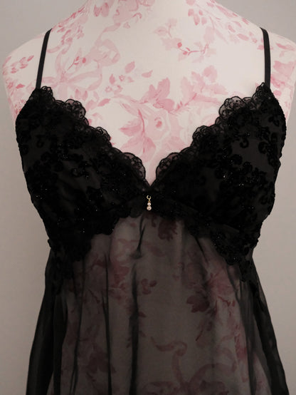midnight swan babydoll