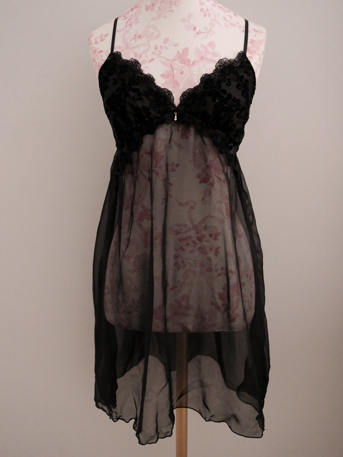 midnight swan babydoll