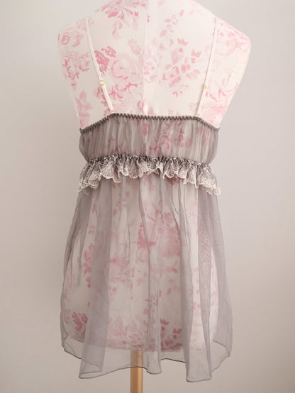 silver blossom babydoll