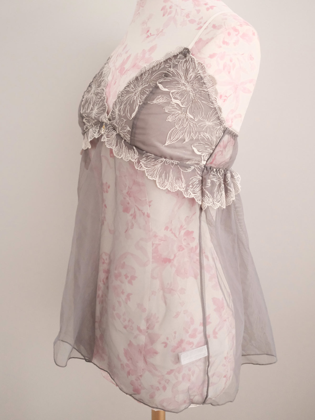 silver blossom babydoll