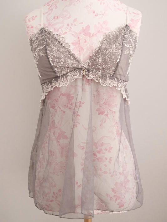 silver blossom babydoll