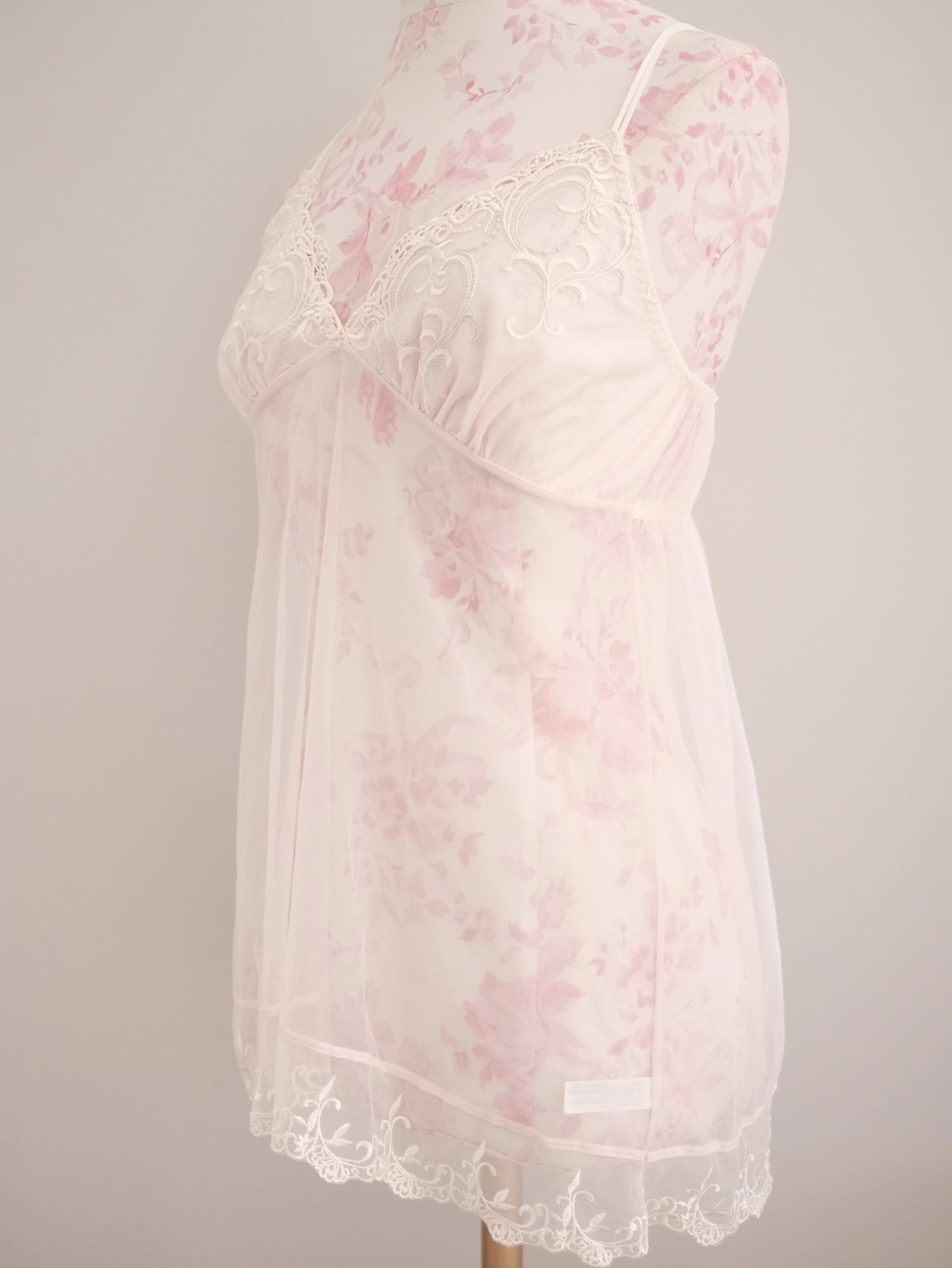 pink nightingale babydoll