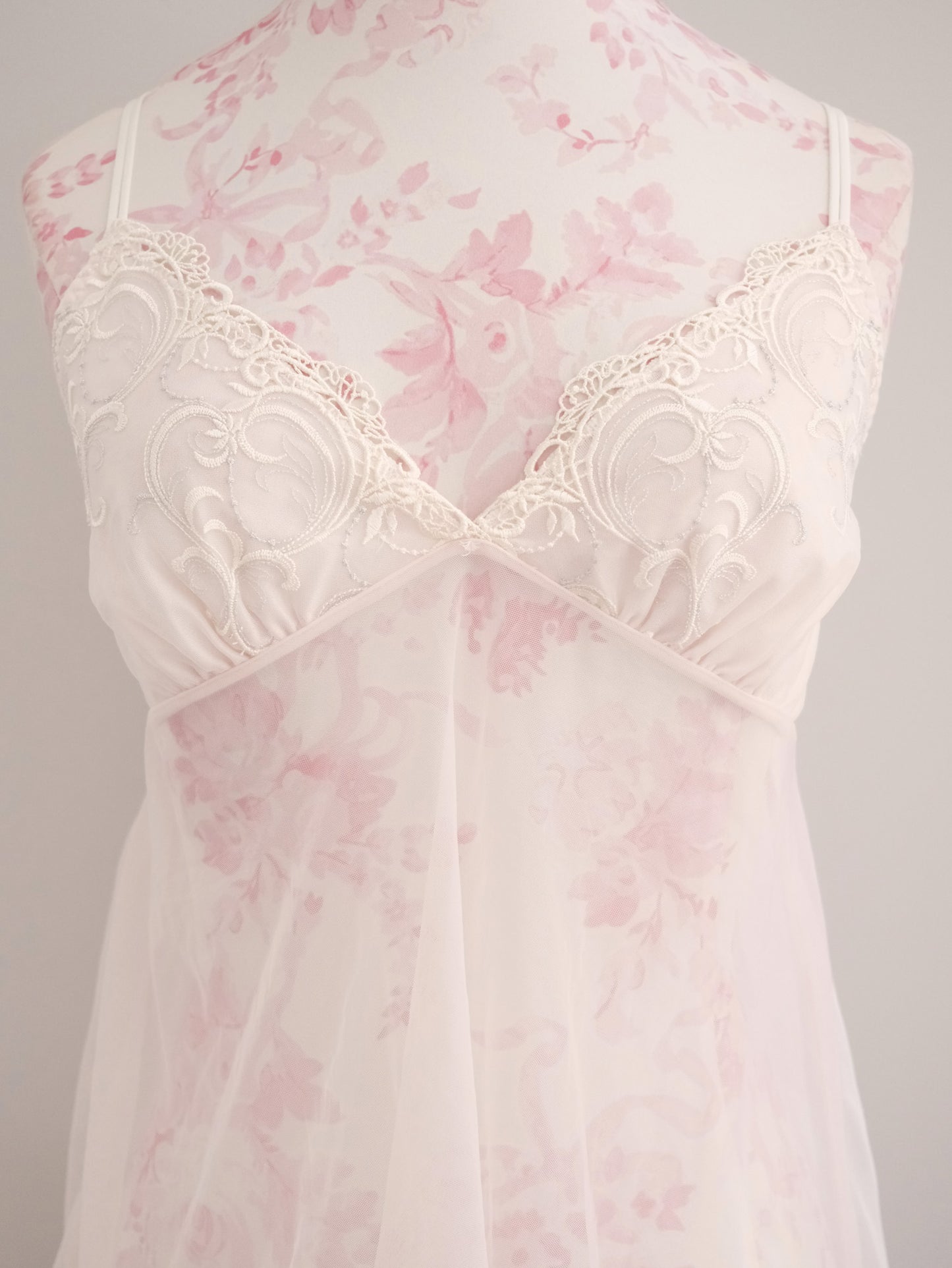 pink nightingale babydoll