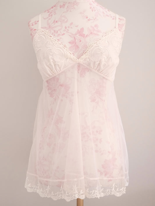 pink nightingale babydoll