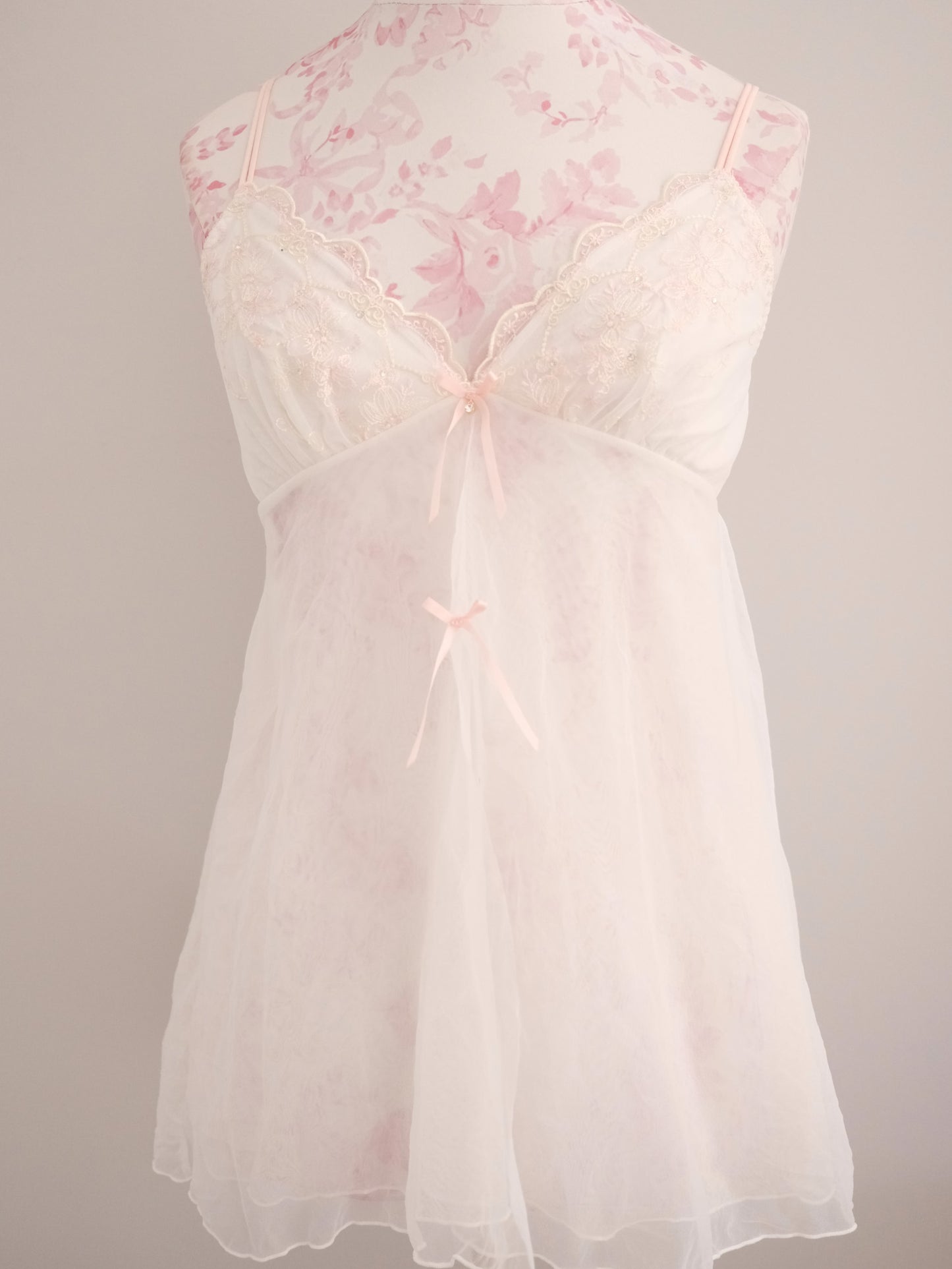 blushing bride babydoll