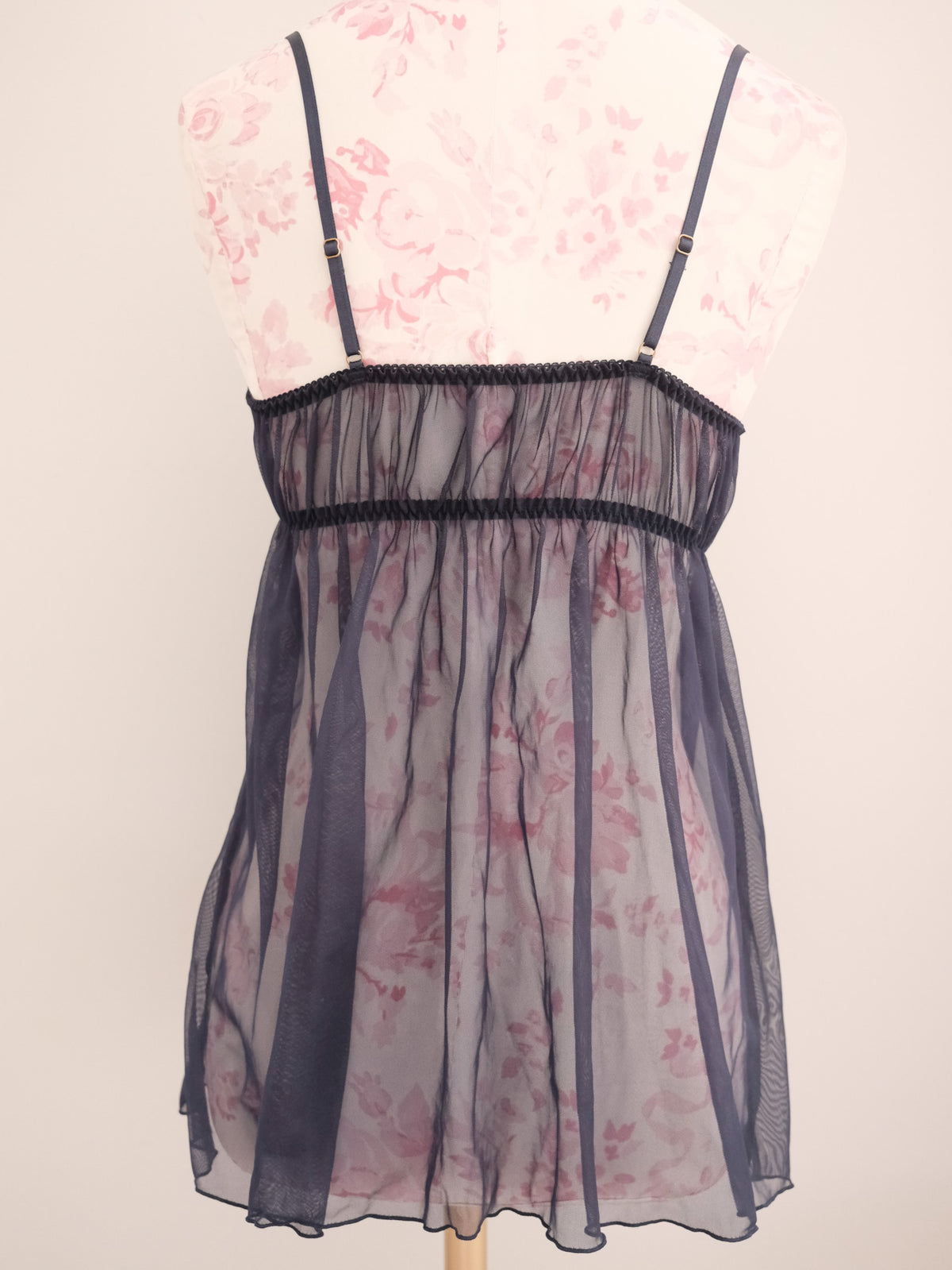 navy lullaby babydoll