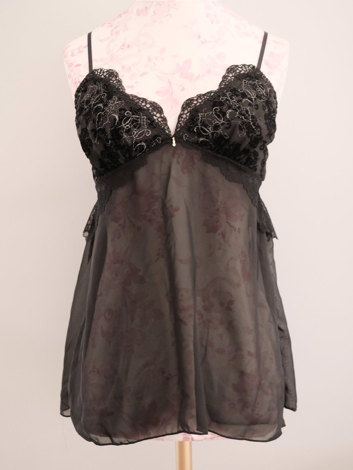 jet feather babydoll