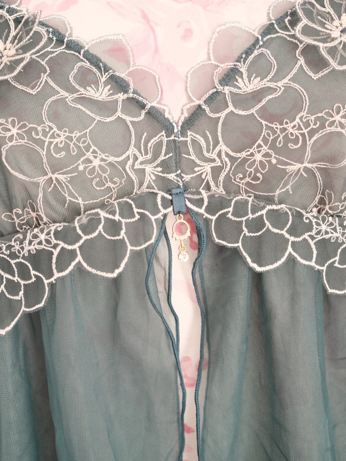 teal mirage babydoll