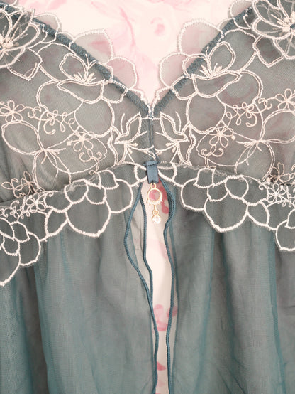 teal mirage babydoll