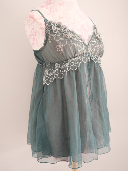 teal mirage babydoll
