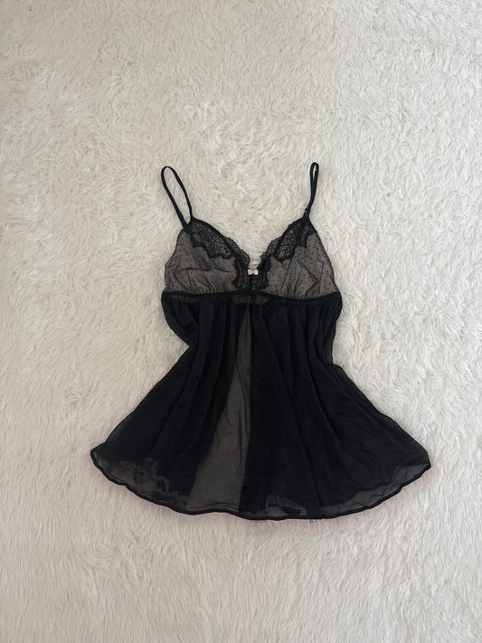 rose noir martini slip dress