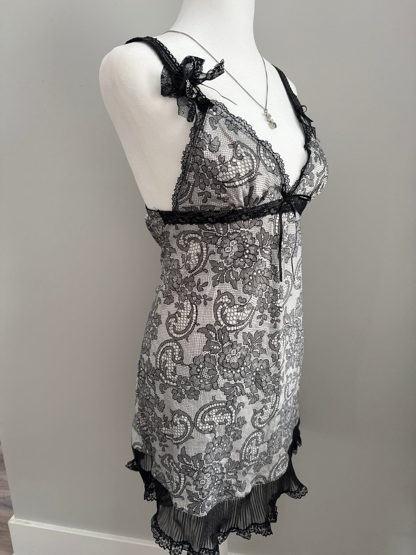 blackberry malt cocktail slip dress