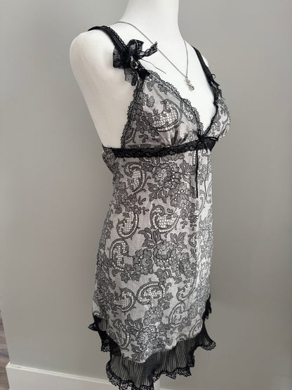 blackberry malt cocktail slip dress