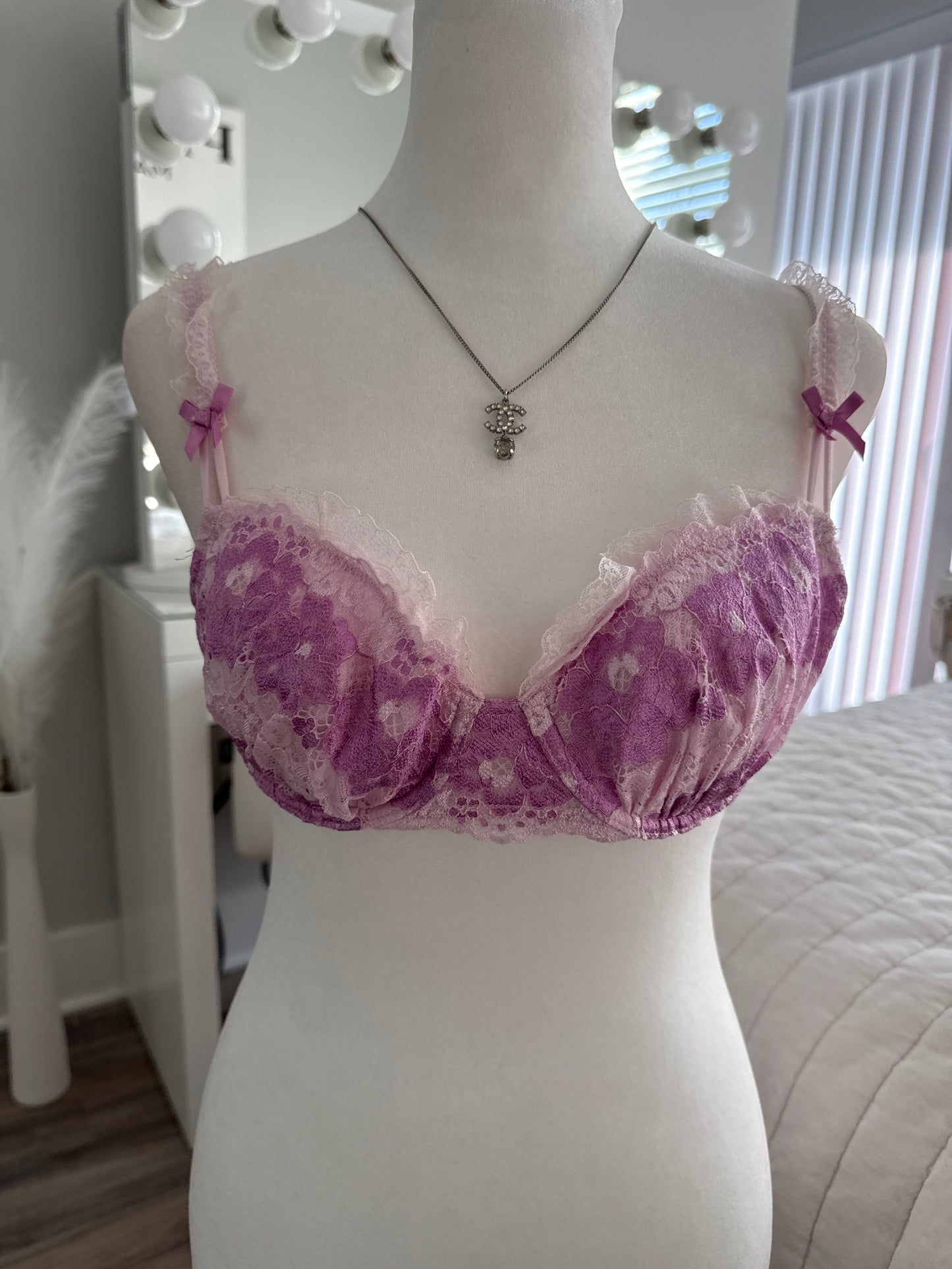 creme de violette cocktail bralette