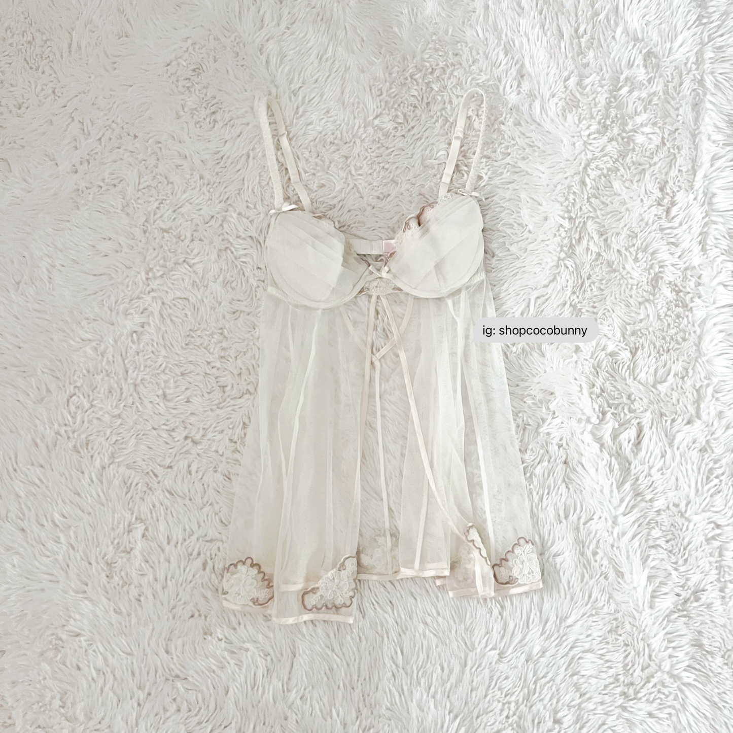 vintage victoria's secret bustier ruffle floral embroidered lace slip dress