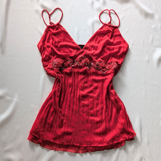 le chateau floral applique camisole