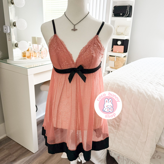 la vie en rose dusty rose slip dress