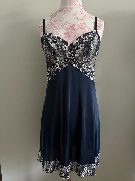 indigo orchid crush martini slip dress