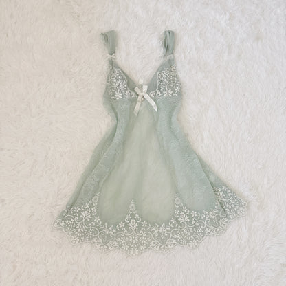 green apple berry martini slip dress