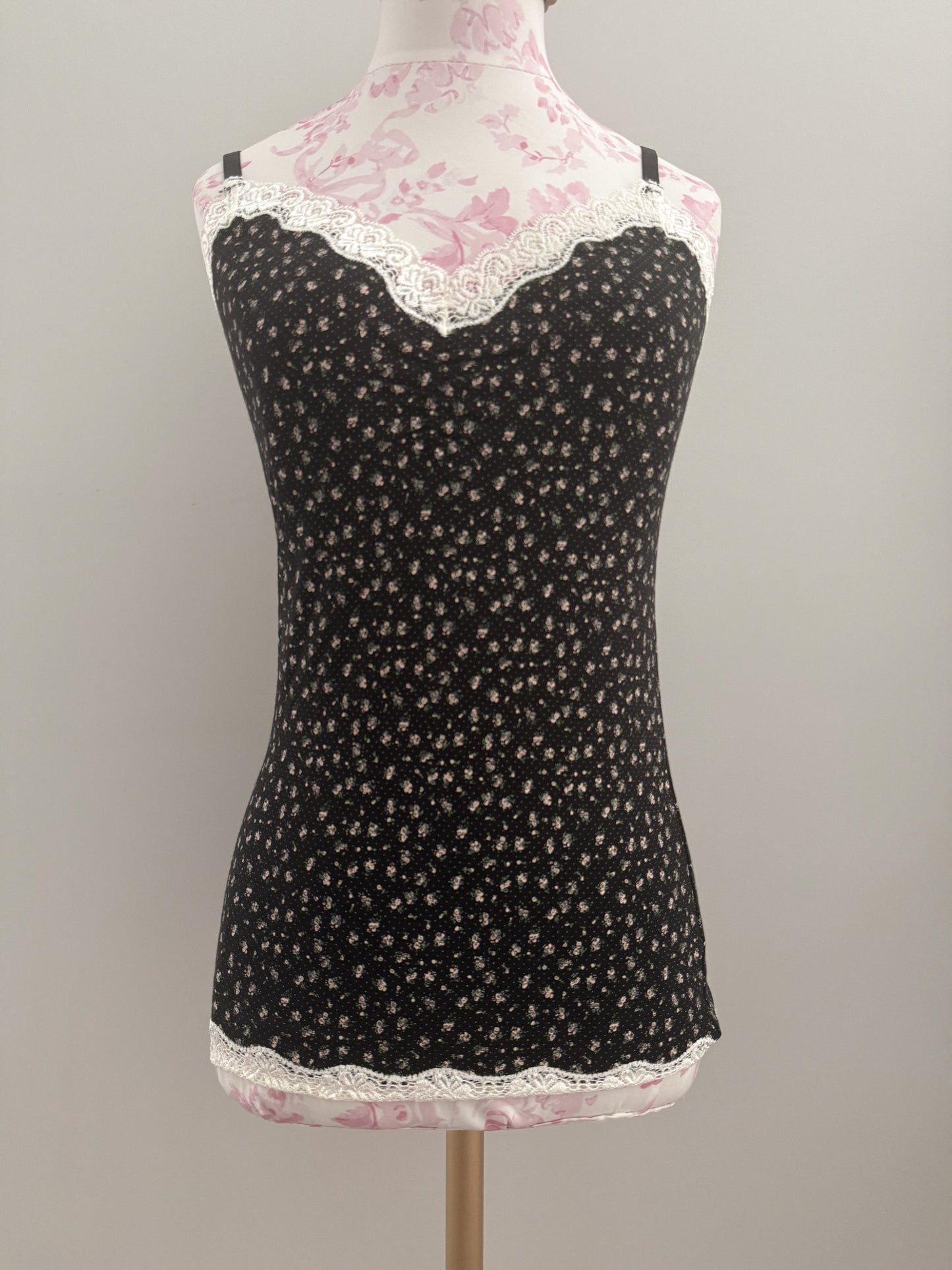 blackberry floral burst martini camisole